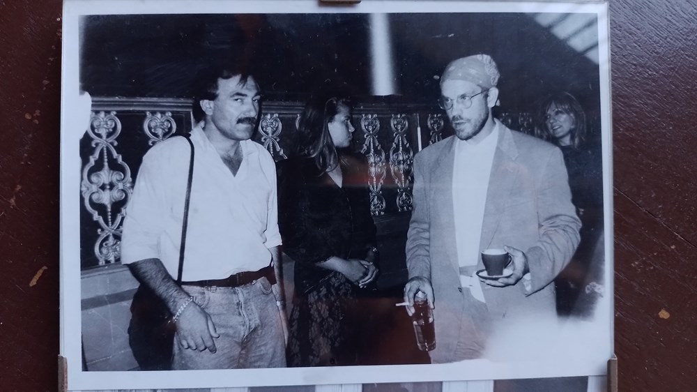 S Johnom Malkovichem u INK-u 1991. (Snimio Mate Ćurić)